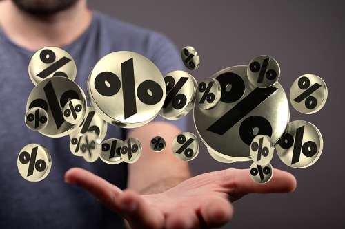 Foto: Prozent-Symbole